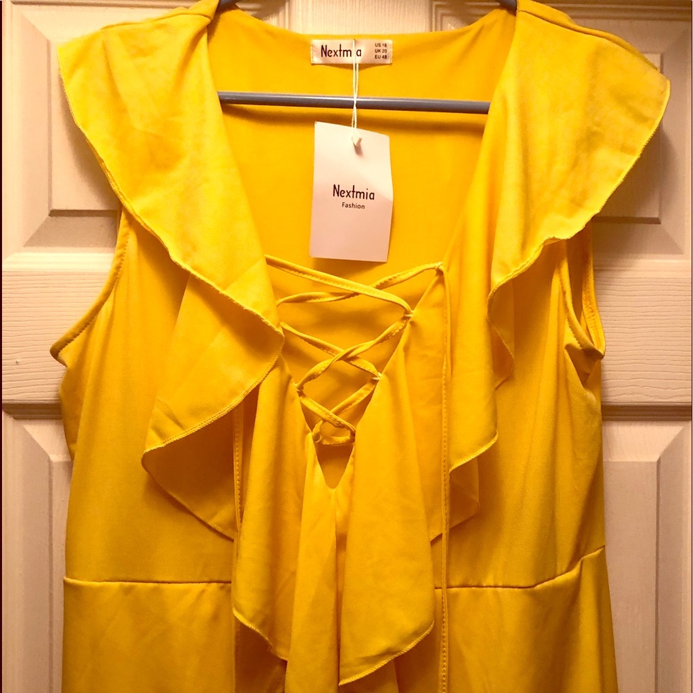 NWT Nextmia xxl yellow dress